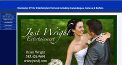 Desktop Screenshot of justwrightentertainment.com